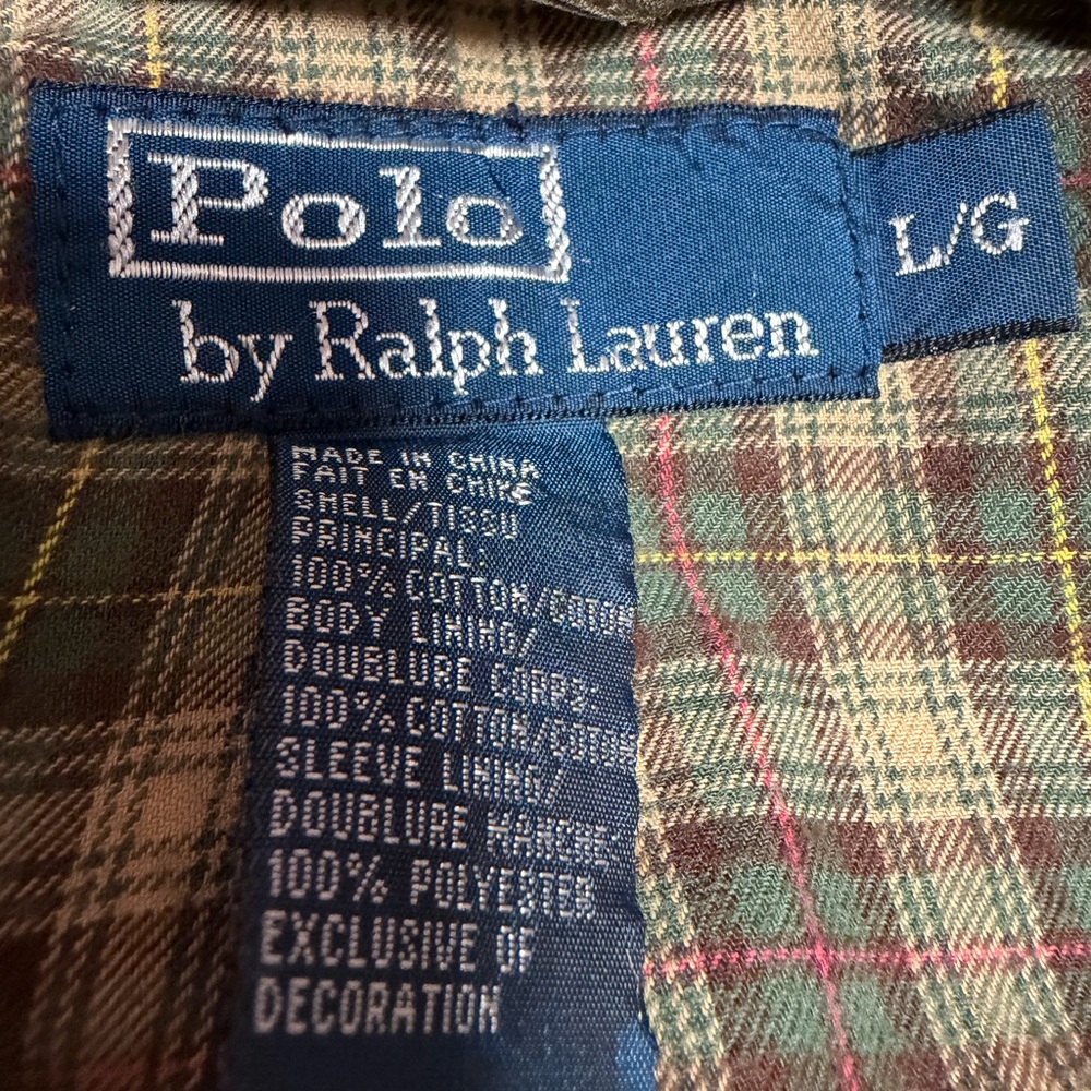 Polo Ralph Lauren olive/brown jacket - Picture 10 of 10